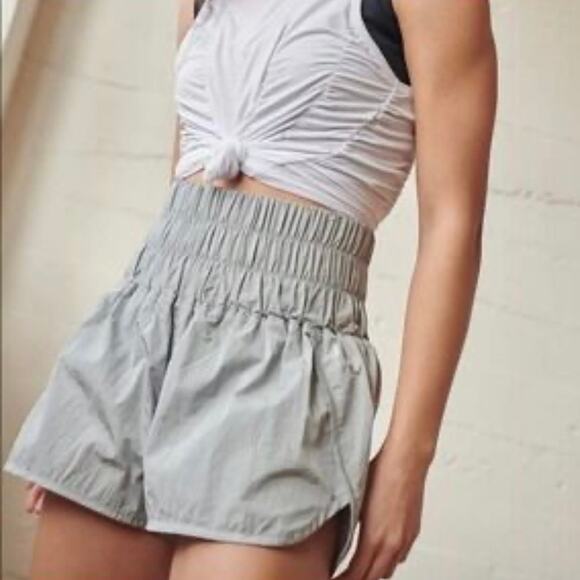Free People - FP Movement - The Way Home Shorts - Yellow - Women’s Size L - Picture 1 of 6
